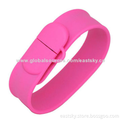 Wristband USB Drive, ESU-C43, Waterproof and Dust-proof, Capacity from 64MB to 32GBNew